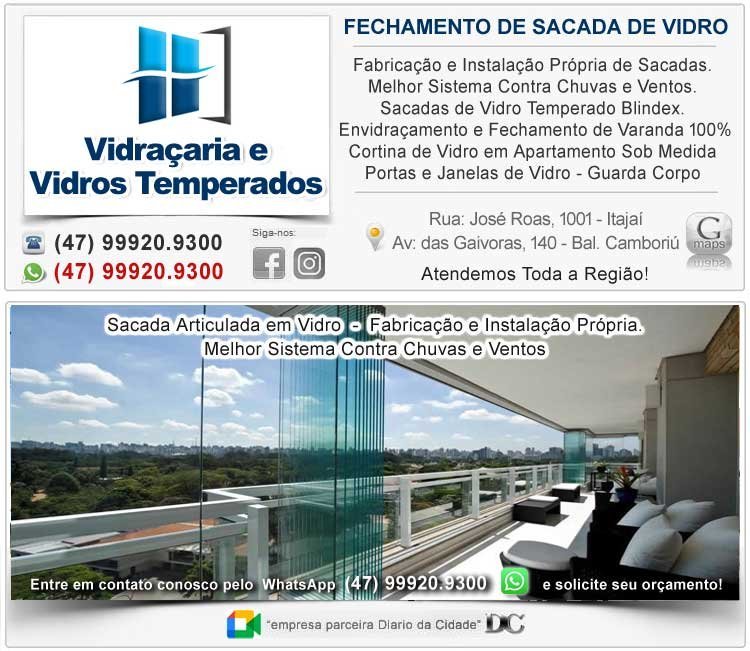 Fechamento Sacada de Vidro reiki balneário camboriú bc envidraçamento 100 % orçamento cortina blindex temperado